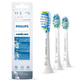 Philips Sonicare Genuine Toothbrush Head Variety Pack, C3 Premium Plaque Control and C2 Optimal Control, 3 Brush Heads, White, HX9023/69