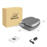 Snailax Vibration Foot Massager with Heat, Remote Control, Adjustable Vibration Speed, Electric Foot Massager Machine for Circulation and Pain Relief