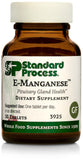 Standard Process E-Manganese - Pituitary Supplements - Pituitary Gland Supplements with Calcium Lactate, Ascorbic Acid, Calcium, Magnesium Citrate, Vitamin E, and Honey - 50 Tablets