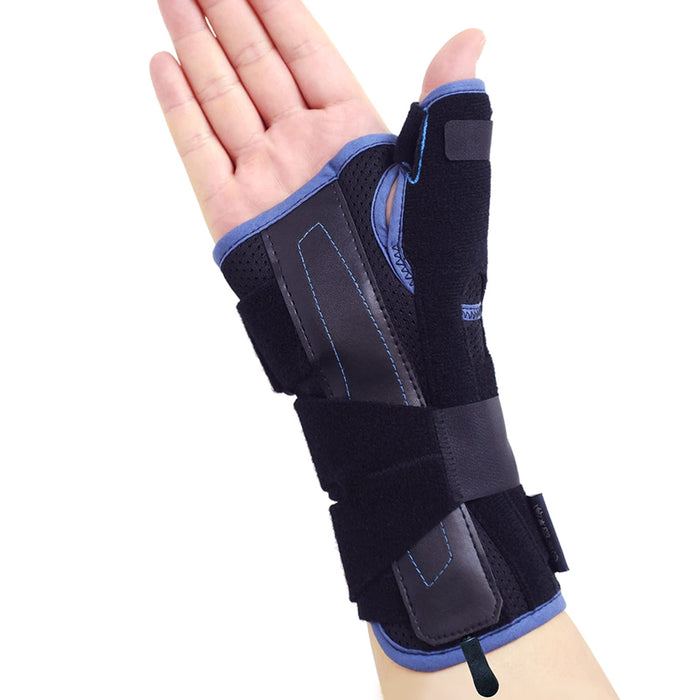 VELPEAU Wrist Brace Thumb Spica Splint Support for De Quervain's Tenosynovitis, Carpal Tunnel Syndrome, Stabilizer for Arthritis, Tendonitis, Sprains, Sports Injuries Pain Relief for Men and Women (Medium, Right Hand)