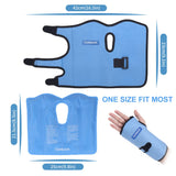 Comfpack Wrist Ice Pack Wrap for Carpal Tunnel, Hand Ice Pack for Arthritis, Reusable Hot Cold Therapy Wrist Brace Pain Relief for Rheumatoid, Tendonitis, Mommy Wrist, Swelling, Surgery, Inflammation