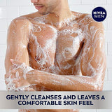 NIVEA MEN Sport Body Wash with Revitalizing Minerals, 16.9 Fl Oz Bottle Pack of 3