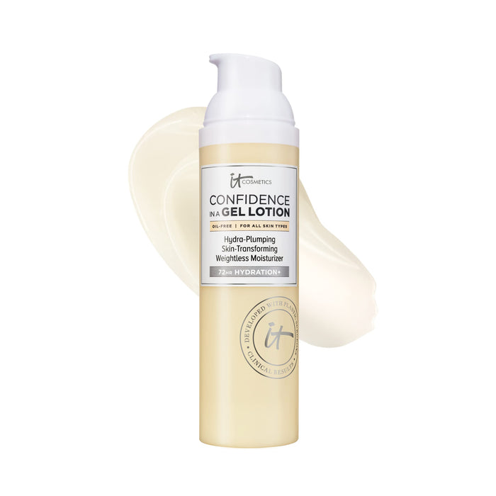 IT Cosmetics Confidence in a Gel Lotion - Oil-Free Face Moisturizer - Lightweight & Hydrating -With Ceramides - All Skin Types