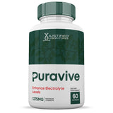 (2 Pack) Puravive Advanced Formula 1275MG Pura Vive Pills Supplement Puraviva Proprietary Blend Formulated with Apple Cider Vinegar Extra Virgin Olive Oil Powder Green Tea 120 Capsules