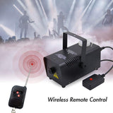 ATDAWN Halloween Fog Machine, Professional Wireless Remote Control Portable Smoke Machine for Holidays Parties Weddings - Quick Generation of Huge Fog 1500 CFM, with Fuse Protection - Metal Black