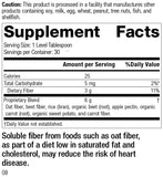 Standard Process Whole Food Fiber - Bowel, Digestion and Digestive Health with Rice Bran, Organic Carrot, Apple Pectin, Beet Root, Oat Fiber and Organic Sweet Potato - Vegetarian - 7 Ounce