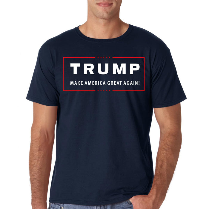 AW Fashions Trump 2024 Make America Great Again T-Shirt Republican Take America Back MAGA Election Tee (Navy, Medium)