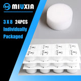 MIUXIA Dip Foam - 24Pcs Dip Cups Rinse Caps Tip Rinse Dip Clean Professional Cartridge Dip Foam Cleaning