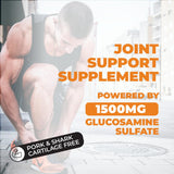 Glucosamine Sulfate 1500mg Joint Support Supplement. Cartilage, Bone & Joint Health. Antioxidant Properties. Aids Inflammatory Response. Occasional Discomfort Relief for Back, Knees & Hands. 120 Count