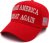 Trump 2024 45-47 Make America Great Again MAGA Hat Donald Trump Slogan with USA Flag Embroidered Adjustable Baseball Cap Black