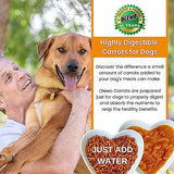 Olewo Original Carrots for Dogs – Fiber for Dog Stool Hardener, Dog Food Toppers for Picky Eaters, Skin & Coat Support, Multivitamin for Dogs, Probiotics for Dogs Digestive and Dog Gut Health, 5.5 lbs