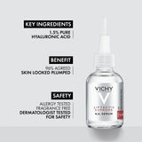 Vichy Anti-Aging Duo - Serum Skin Care Set with Vitamin C Serum & Surpreme Hyaluronic Acid Serum for Face