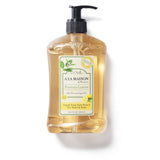 A LA MAISON Liquid Soap, Lime, Lemon, Peach - Uses: Hand and Body, Triple Milled, Essential Oils, Biodegradable, Plant Based, Vegan, Cruelty-Free, Alcohol & Paraben Free (16.9 oz, 3 Pack)