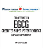 Relentless Improvement EGCG Green Tea Extract 90 Capsules 670mg Extract Per Capsule Standardized to 98%+Polyphenols 60% EgCG Very Low Caffeine Blood Health Support