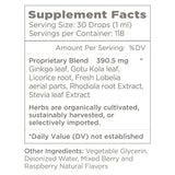 Natural Wellbeing - Kids' Attention Gold - Natural Support for Focus and Concentration - New Mixed Berry & Raspberry Flavor - 4oz (118ml)