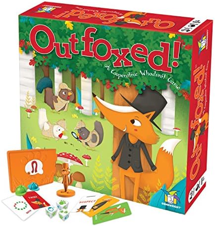 OUTFOXED, A CLASSIC WHO DUNNIT GAME FOR PRESCHOOLERS, 4 players