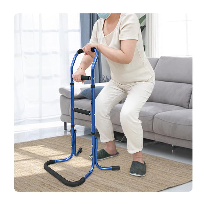 Stand Assist Aid For Elderly Chair Lift Devices For Seniors Standing Supports Couch Rails Sit To Stand Lift Adults Walking Assistance Portable Patient Mobility Aids For Sofa, Recliner Chair (Blue)