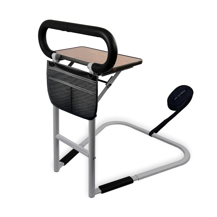 CTANCIFANG Bed Rails for Elderly Adults Safety Heavy Duty with Foldable Table and Pouch. Bed Assist Rails for Seniors with Foam Handle Bar. Bedside Rails for Twin, Queen, King, Full Size Bed