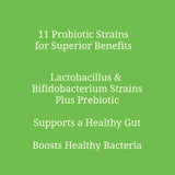 DNA SHIFT Probiotics for Women and Men - 11 strains - 50 Billion CFU - Probiotic Supplement for Digestive Health - Gut Health - Supports Constipation, Diarrhea, Gas & Bloating - 30ct