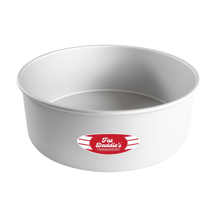 Fat Daddio's PRD-104 Round Cake Pan, 10 x 4 Inch, Silver