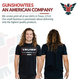 GunShowTees Take America Back Trump 2024 Shirt, Small, Black