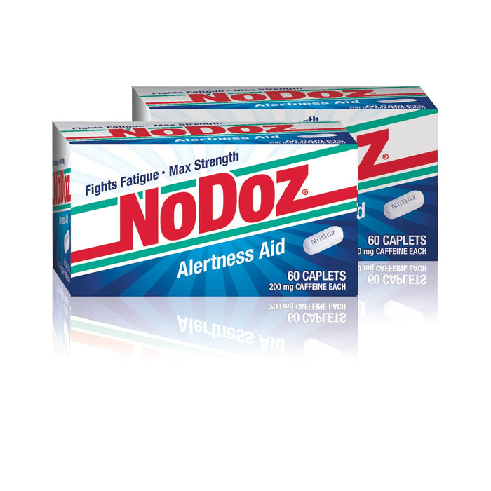 NoDoz 200mg Caffeine Pills Maximum Strength, 120 Caplets total