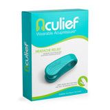 Aculief - Award Winning Natural Headache, Migraine, Tension Relief Wearable – Supporting Acupressure Relaxation, Stress Alleviation, tension relief and headache relief - 1 Pack (Regular, Teal)