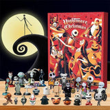 Halloween Advent Calendar 2024, Christmas Horror Figures Advent Calendar, 24Pcs Halloween Countdown Calendar with Surprise Toys, Scary Halloween Doll Collectible Figures Gift (C)