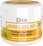 Dulàc - Arnica Cream, Arnica Gel Extra Strong 98% 1000 ml (2 Pack of 500ml), Muscles and Joints Massage, Natural and Dermatologically Tested, Made in Italy