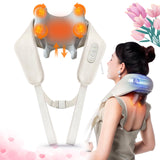 ifgoooo Neck Massager - Mothers Day Gifts,Shoulder Massager with Heat for Pain Relief,Shiatsu Electric Deep Tissue 4D Kneading Massagers
