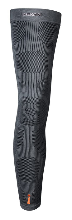 Incrediwear Leg Sleeve – Full Length Long Leg Sleeve for Leg Pain Relief & Muscle Recovery, Helps Reduce Swelling & Inflammation, Promotes Circulation, Leg Sleeves for Men & Women (Charcoal, Large)