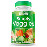 Simply Nature's Promise - 90 Veggie Capsules - Made with Whole Food Superfoods, Packed with Beta Carotene & 18 Different Vegetables - 100% Soy Free