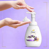 Dove Foaming Hand Wash Lavender & Rice Milk Pack of 4 Protects Skin from Dryness, More Moisturizers than the Leading Ordinary Hand Soap, 10.1 oz