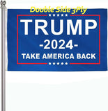 Trump 2024 Flag Take America Back- Double Sided Donald Trump Flags 2024-3x5 Outdoor