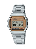 Casio Men's A158WEA-9CF Casual Classic Digital Bracelet Watch, Silver