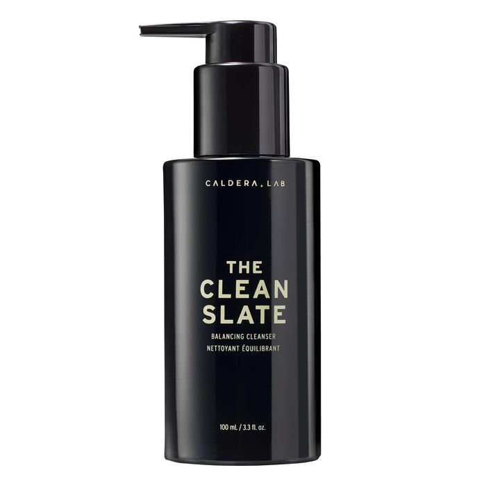 Caldera + Lab The Clean Slate | Men's Organic Foaming Facial Cleanser for Dry, Sensitive, & Normal Skin – Vegan, Natural & Antioxidant Packed Exfoliating Face Wash