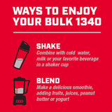 GNC Pro Performance Bulk 1340 - Vanilla Ice Cream, 15 Servings, Supports Muscle Energy, Recovery and Growth