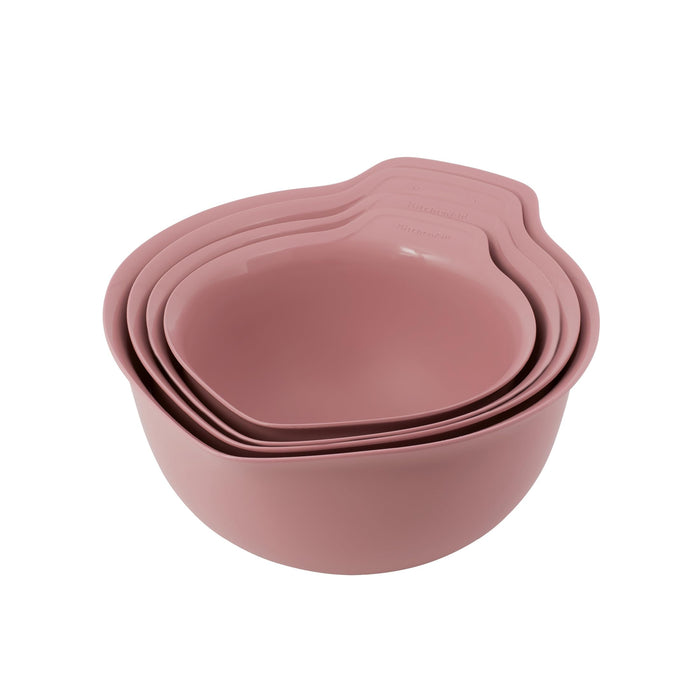 KitchenAid Universal Nesting Plastic Mixing Bowls, Set of 4, 1.5 quart, 2.5 quart, 3.5 quart, 4.5 quart