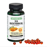 Siberian Sea Buckthorn Oil Capsules 200 Softgels | from Wild-harvested Siberian Sea Buckthorn Berries | Oil Cold Pressed Unrefined Gluten Free Non-GMO Premium Omega 7