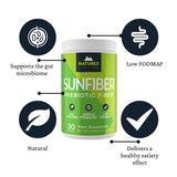 NATURE'S CALLING All-Natural Fiber Supplement | Gentle | Non-GMO | Low-FODMAP | Sunfiber | Prebiotic, 30 Servings (7.4 oz)