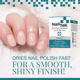 Nail Tek 10-Speed, Polish Drying Drops for All Nail Types, 0.5 oz, Value 4-Pack