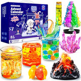 Science Advent Calendar 2024 for Girls Boys Countdown Calendar S-T-E-M Science Experiments with 24 Cool Experiments for Kids Age 4-6-8-12