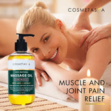 Cosmetasa Massage Oil Cellulite, Sore Muscle, Lavender, Relaxation Massage Oils