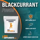 BulkSupplements.com Blackcurrant Powder - Black Currant Berry Powder - Antioxidants Supplement - Eye Supplements - Dried Fruit Powder - Black Currants Powder (500 Grams - 1.1 lbs)