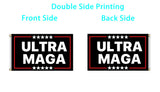 Vrogadso Ultra Maga Flags Mega Trump 2024 2022 Anti Biden Double Sided 3 Ply 3X5 Feet Outdoor Flag