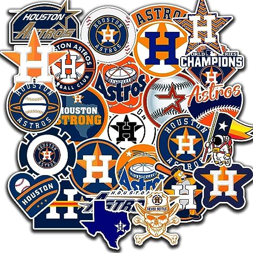 30 PCS of American Baseball Stickers for Water Bottle, Laptop, Bicycle, Computer, Motorcycle, Travel Case, Car Decal Decoration Sticker