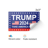 YINENA Trump 2024 Sticker, 100Pcs PVC Funny Decal, Waterproof Trump Stickers for Car, Motorcycles, Helmets, Laptop, Window, 2x3 in