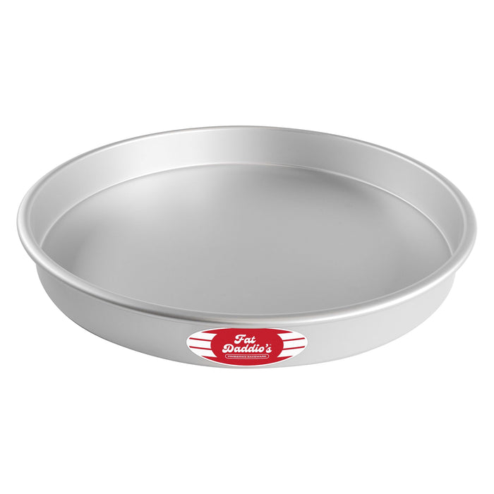 Fat Daddio's Round Cake Pan, 16 x 2 Inch, Silver