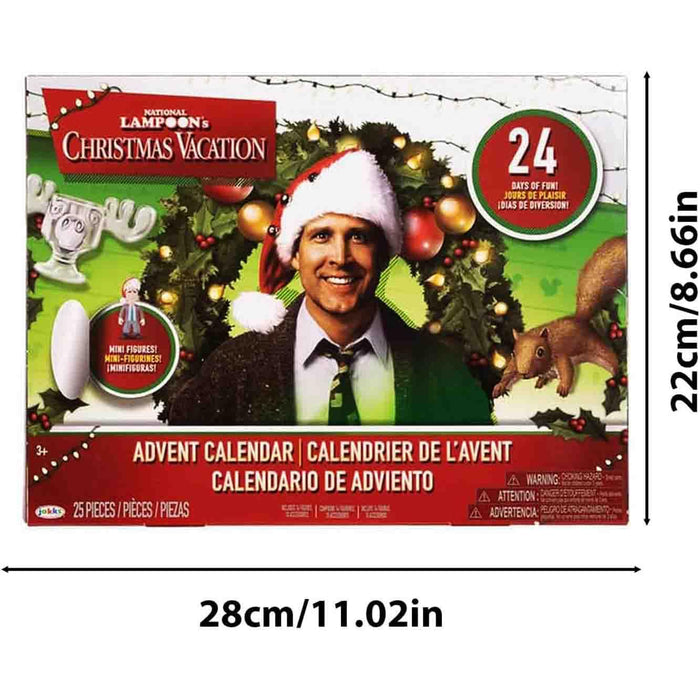 National Lampoon’s Christmas Vacation Advent Calendar2024New - 24 Day Christmas Vacation Advent Calendar - Advent Calendar National Lampoon Contains 24 Gifts (1PC)