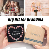 THEMEROL Gifts for Grandma Birthday Gifts for Grandma Great Grandma Gifts Ideas Grandma Moonstone Bracelet Women Gigi Gifts for Grandma Grandmother Mothers Day Christmas Stocking Stuffers Valentines